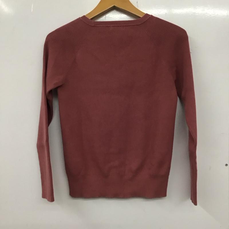 ワンオブマイン 1_OF MINE カーディガン 長袖 無地 桃 / ピンク /  レディース USED 古着 中古 10137273