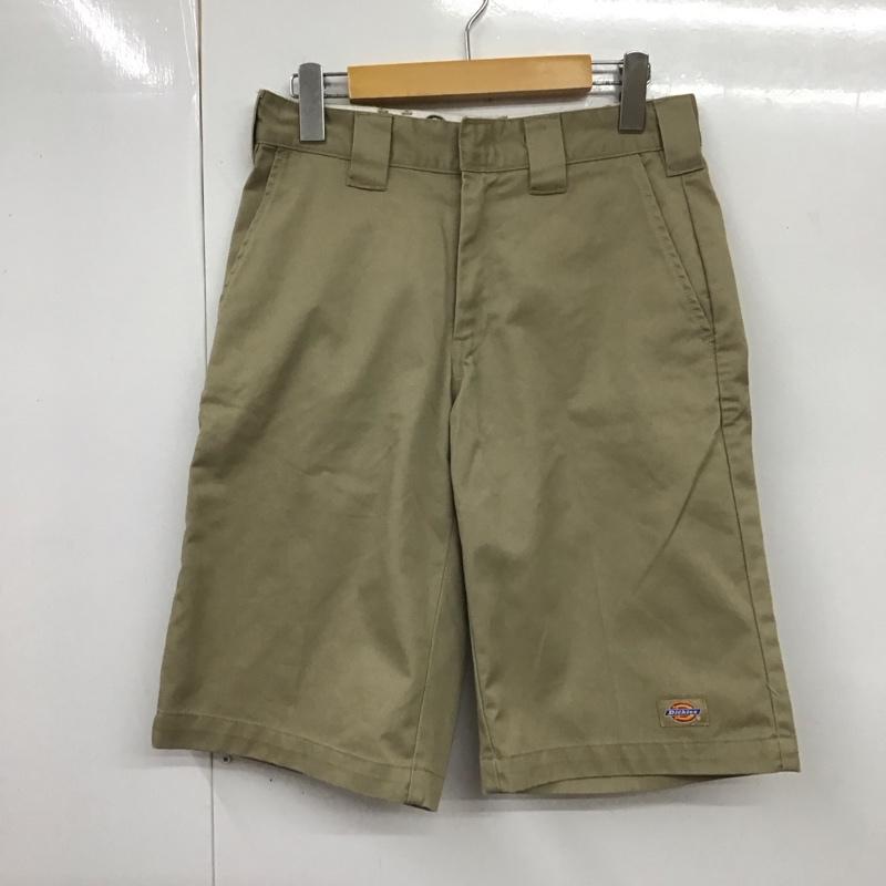 ディッキーズ Dickies パンツ ショートパンツ dk006825ch11 ハーフパンツ ショートパンツ カジュアルパンツ 28インチ 無地 ベージュ / ベージュ /  メンズ USED 古着 中古 10113024