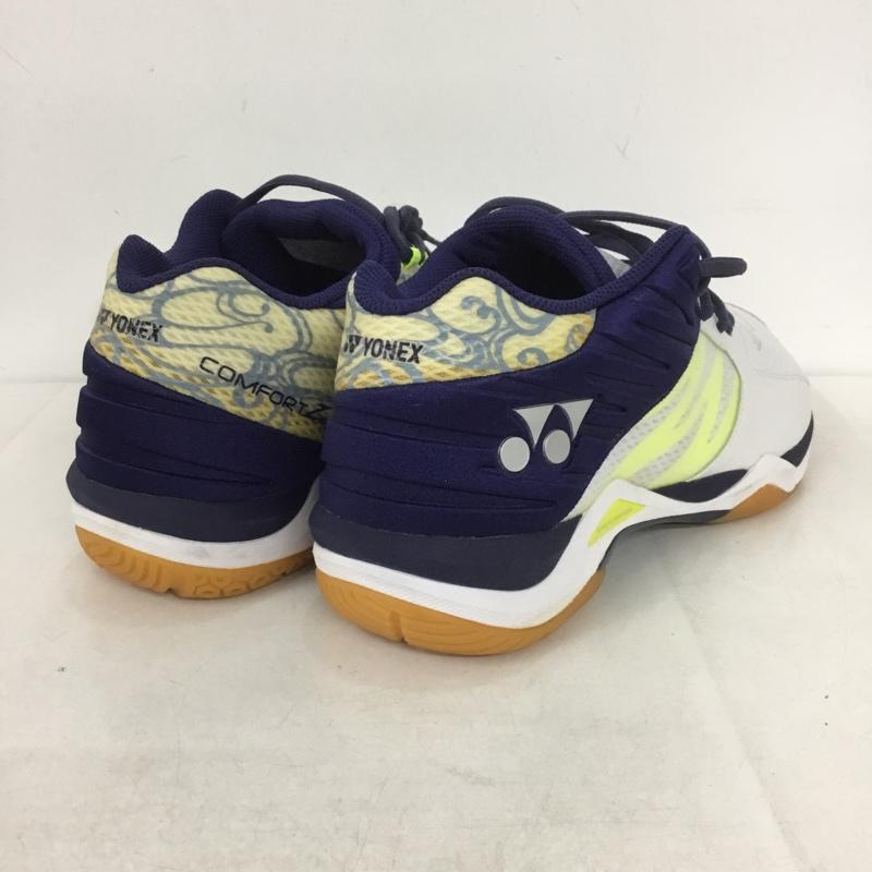 ヨネックス YONEX スニーカー スニーカー SHBCFZWMD バドミントンシューズ 27cm 27.0cm ロゴ、文字 白 / ホワイト / X 紺 / ネイビー /  メンズ USED 古着 中古 10142470