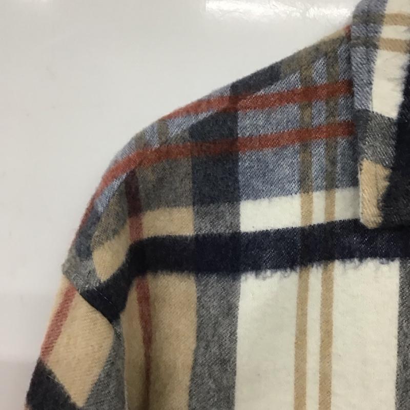 ザラ ZARA シャツ、ブラウス 長袖 M チェック マルチカラー / マルチカラー /  レディース USED 古着 中古 10142741