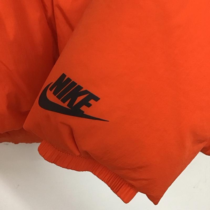 ナイキ NIKE ジャケット、上着 ジャケット、ブレザー bv4720-891 フィルダウンフーディジャケット ダウンジャケット L 無地 橙 / オレンジ /  メンズ USED 古着 中古 10129602
