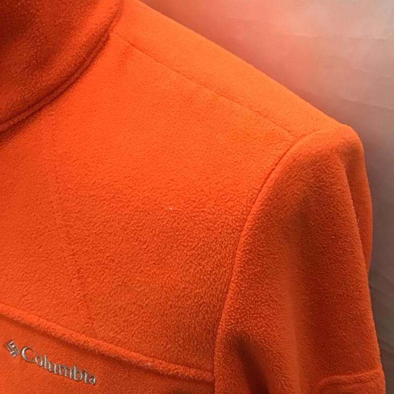 コロンビア Columbia ジャケット、上着 ジャンパー、ブルゾン フリース M 無地 橙 / オレンジ /  メンズ USED 古着 中古 10122034