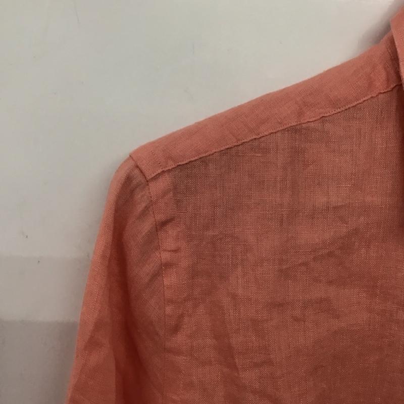 ラルフローレン RALPHLAUREN シャツ、ブラウス 長袖 長袖シャツ ロゴシャツ カラーシャツ S ロゴ、文字 桃 / ピンク /  メンズ USED 古着 中古 10144952