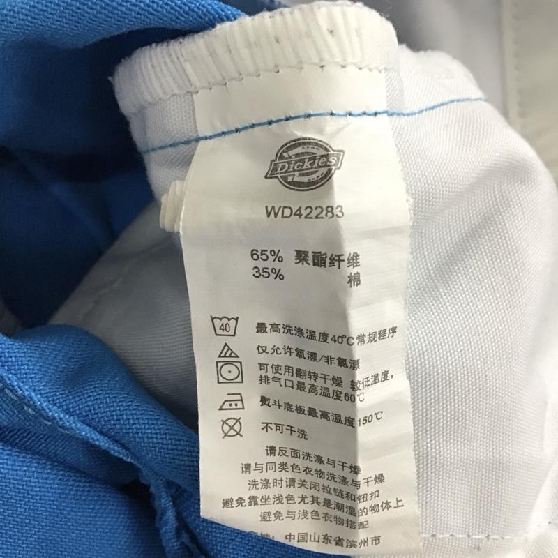 ディッキーズ Dickies パンツ ワークパンツ、ペインターパンツ W814171 ハーフパンツ 28 ロゴ、文字 青 / ブルー /  メンズ USED 古着 中古 10119161