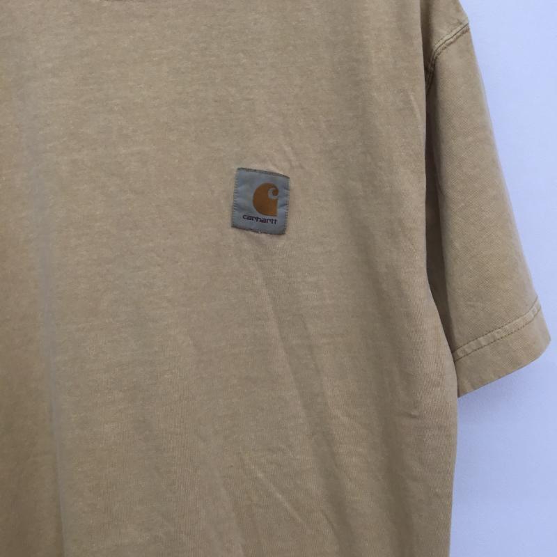 カーハート Carhartt Tシャツ 半袖 M ロゴ、文字 茶 / ブラウン /  メンズ USED 古着 中古 10129020