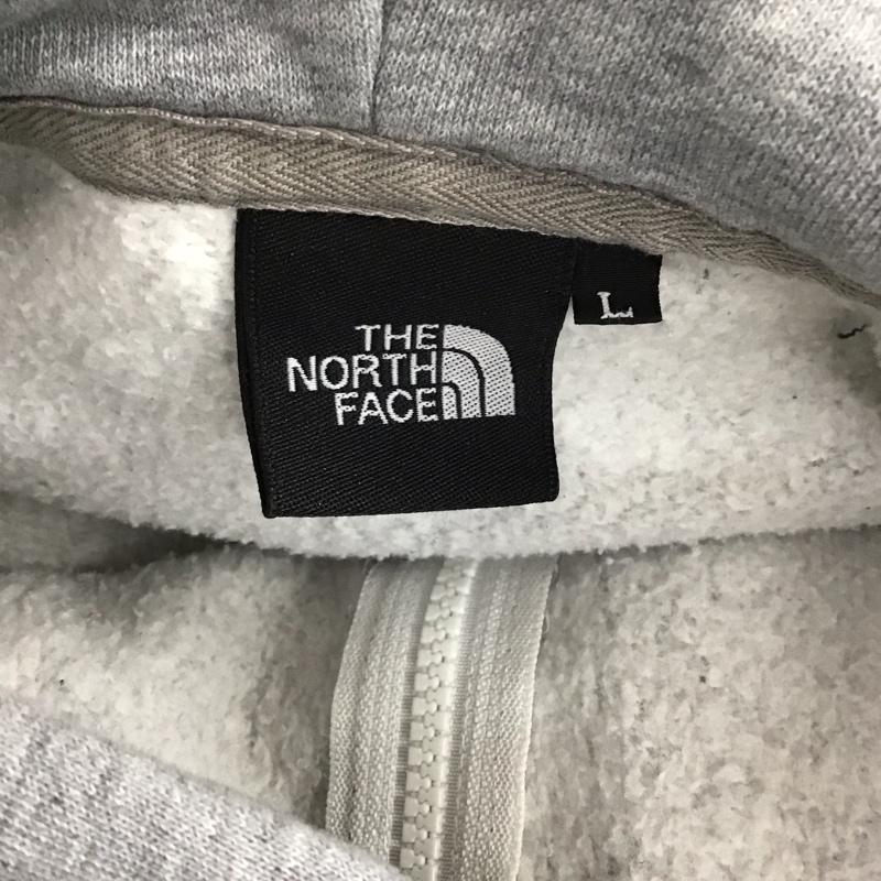 ザノースフェイス THE NORTH FACE パーカー 長袖 NT11530 REARVIEW FULLZIP HOODIE 裏起毛 L ロゴ、文字 灰 / グレー /  メンズ USED 古着 中古 10110820