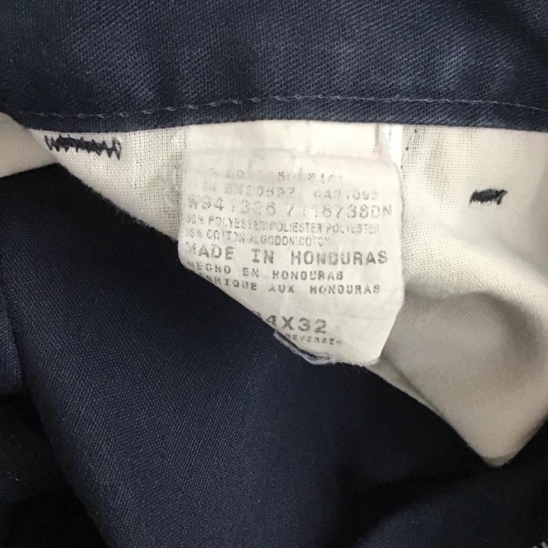 ディッキーズ Dickies パンツ ワークパンツ、ペインターパンツ ワークパンツ ワイドパンツ カジュアルパンツ 34インチ 無地 紺 / ネイビー /  メンズ USED 古着 中古 10129254