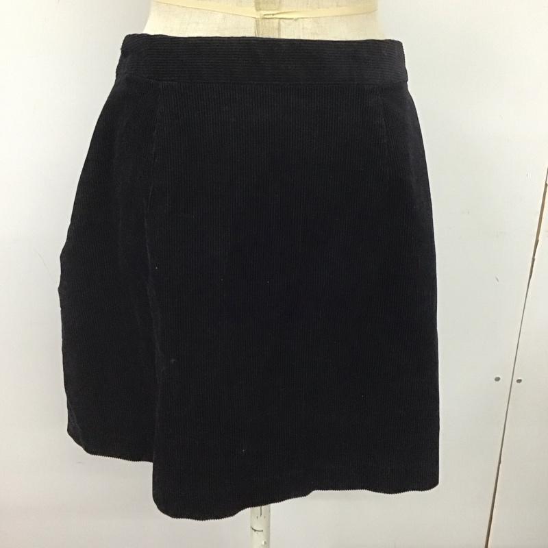 ザラ ZARA スカート ミニスカート ミニスカート スクエアスカート タイトスカート S 無地 黒 / ブラック /  レディース USED 古着 中古 10109516