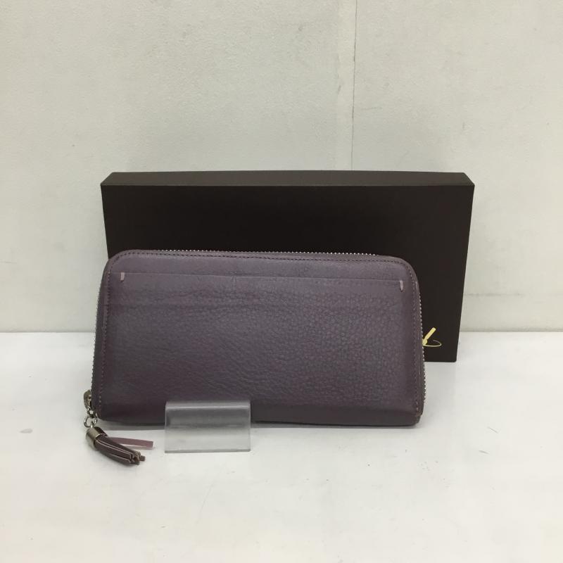 ツチヤカバン 土屋鞄 財布 長財布 無地 紫 / パープル /  レディース USED 古着 中古 10124383