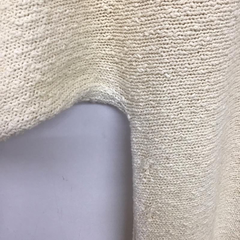 ザラ ZARA ワンピース ひざ丈スカート M 無地 アイボリー / アイボリー /  レディース USED 古着 中古 10143425