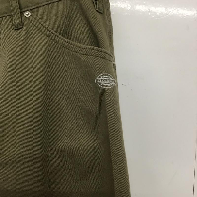 ディッキーズ Dickies パンツ ワークパンツ、ペインターパンツ ワークパンツ ワイドパンツ カジュアルパンツ 無地 カーキ / カーキ /  メンズ USED 古着 中古 10147599