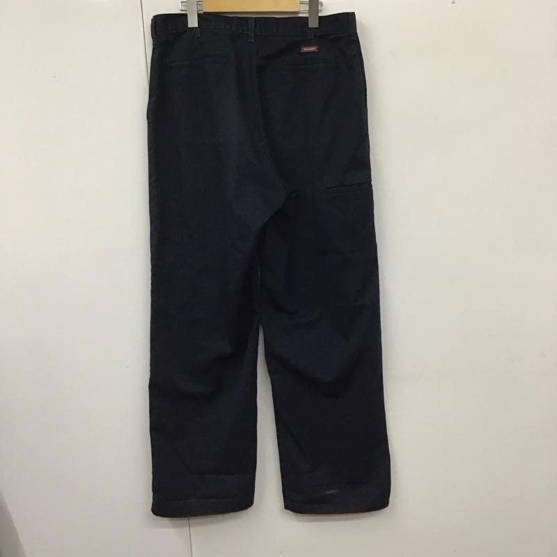 ディッキーズ Dickies パンツ ワークパンツ、ペインターパンツ ワークパンツ ワイドパンツ カジュアルパンツ 34インチ 無地 紺 / ネイビー /  メンズ USED 古着 中古 10129254