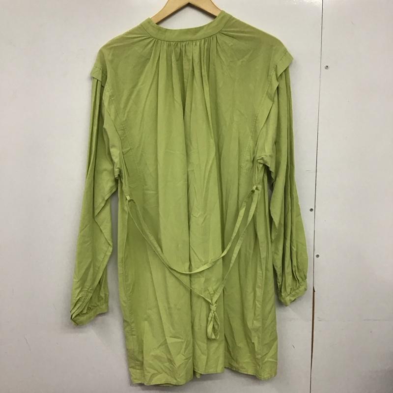 ローリーズファーム LOWRYS FARM シャツ、ブラウス 長袖 FREE 無地 薄緑 / ライトグリーン /  レディース USED 古着 中古 10151208