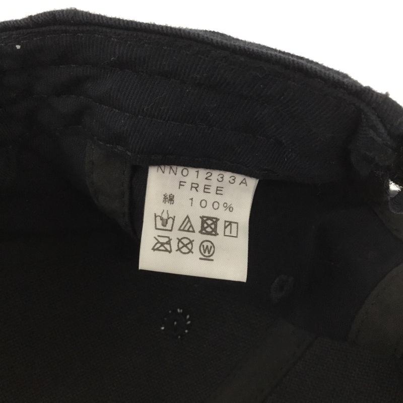 ザノースフェイス THE NORTH FACE 帽子 キャップ NN01233A コットン FREE ロゴ、文字 紺 / ネイビー /  メンズ USED 古着 中古 10148863