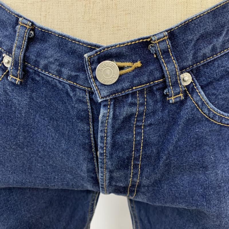 エックスガール X-girl パンツ デニム、ジーンズ 1 無地 インディゴ / インディゴ /  レディース USED 古着 中古 10041984