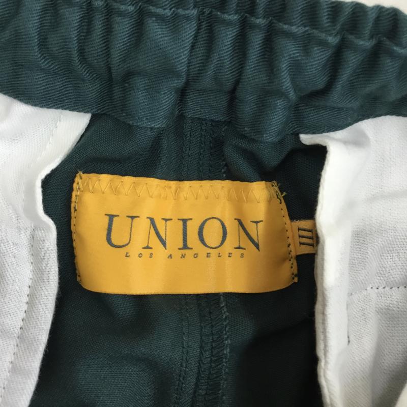 ユニオン UNION パンツ ワークパンツ、ペインターパンツ 3 無地 緑 / グリーン /  メンズ USED 古着 中古 10139208