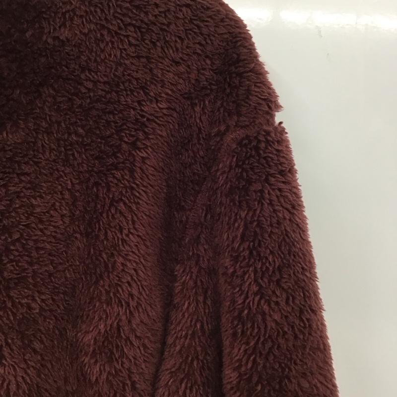 ユニクロ UNIQLO ジャケット、上着 ジャケット、ブレザー 341-440593 ファーリーフリースフルジップジャケット スタンドカラー XL 無地 えんじ / ワインレッド /  メンズ USED 古着 中古 10130810
