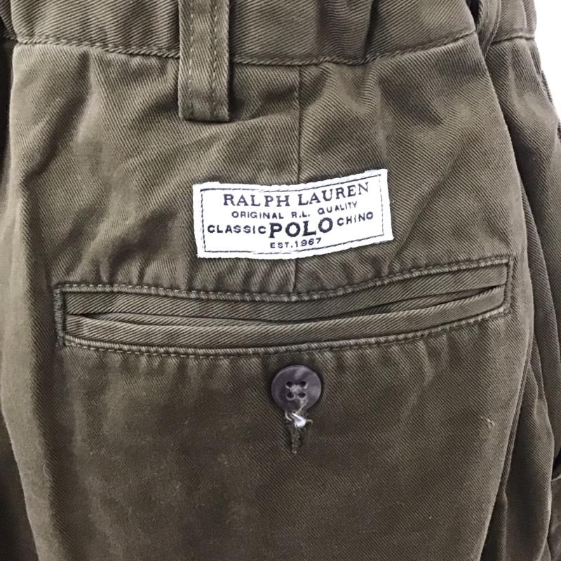 ポロバイラルフローレン Polo by RALPH LAUREN パンツ ワークパンツ、ペインターパンツ ミリタリーパンツ ワイドパンツ カジュアルパンツ ストレートパンツ 36 無地 カーキ / カーキ /  メンズ USED 古着 中古 10110906
