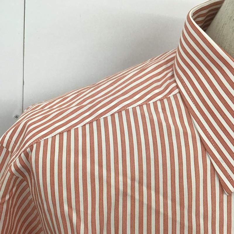 ブルックスブラザーズ BROOKS BROTHERS シャツ、ブラウス 長袖 長袖シャツ カジュアルシャツ カラーシャツ ストライプシャツ ストライプ 白 / ホワイト / X 赤 / レッド /  メンズ USED 古着 中古 10111268