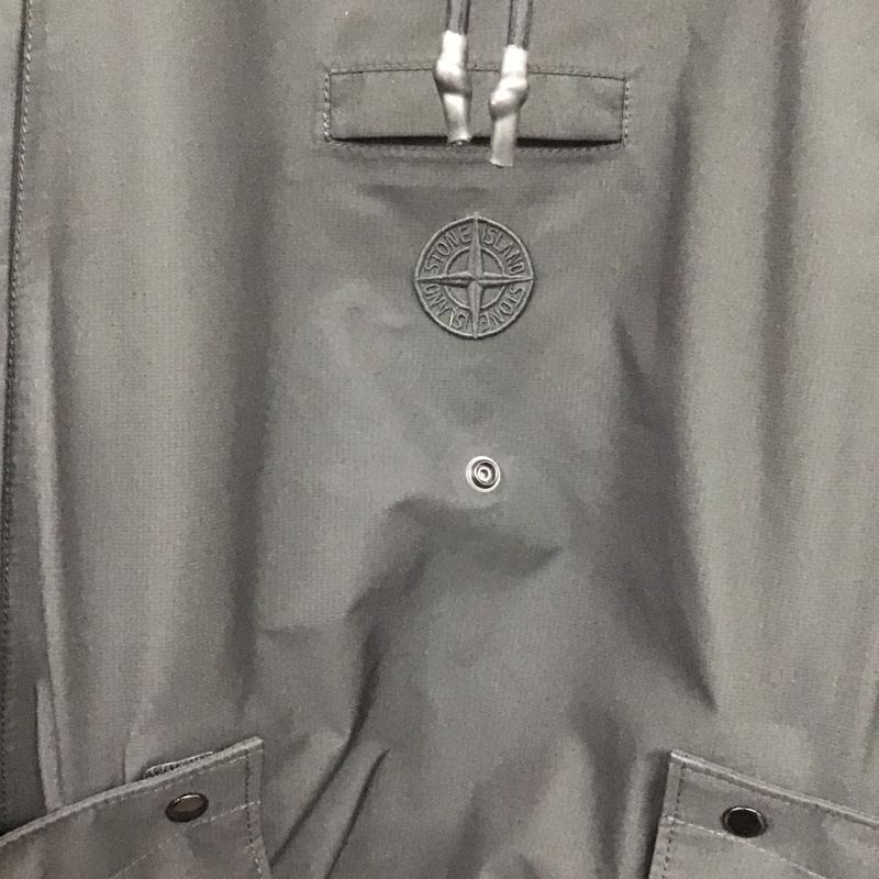 ストーンアイランド STONE ISLAND ジャケット、上着 ジャケット、ブレザー 7515711g2 コート ゴアテックス プルオーバージャケット M ロゴ、文字 黒 / ブラック /  メンズ USED 古着 中古 10142090