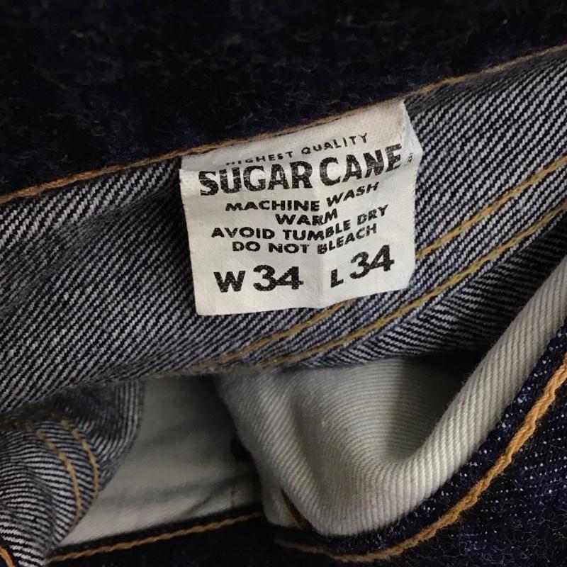 シュガーケーン SUGAR CANE パンツ デニム、ジーンズ W34 L34 1947 ボタンフライ 34インチ 無地 インディゴ / インディゴ /  メンズ USED 古着 中古 10113941