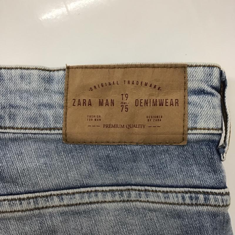 ザラ ZARA パンツ デニム、ジーンズ デニムパンツ スリムパンツ ストレッチパンツ ジーンズ 44 無地 インディゴ / インディゴ /  メンズ USED 古着 中古 10116389