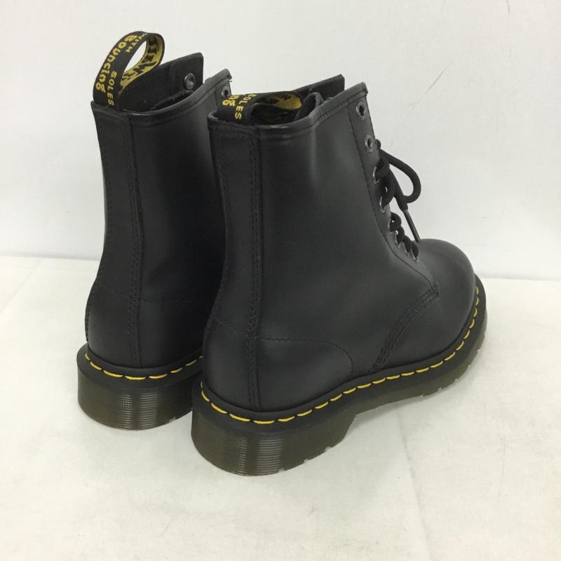 ドクターマーチン Dr.Martens ブーツ 一般 11822 8ホール レースアップブーツ UK4 US：6 無地 黒 / ブラック /  レディース USED 古着 中古 10138545