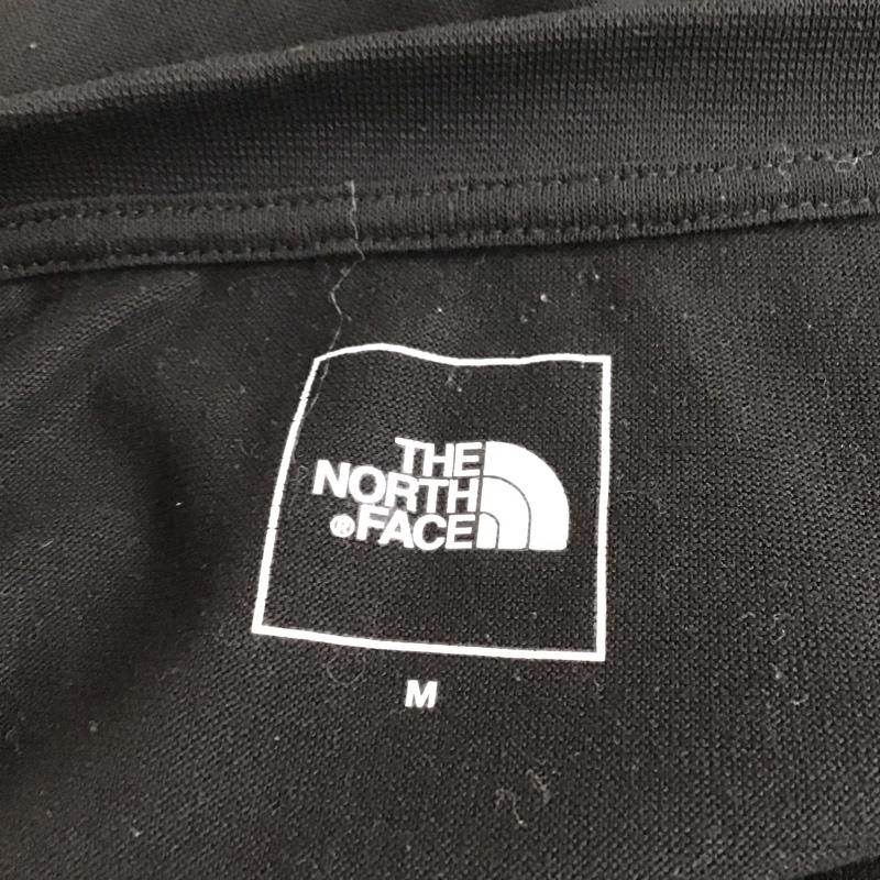ザノースフェイス THE NORTH FACE ワンピース ひざ丈スカート NTW32145 ショートスリーブワンピースクルー M ロゴ、文字 黒 / ブラック /  レディース USED 古着 中古 10117223