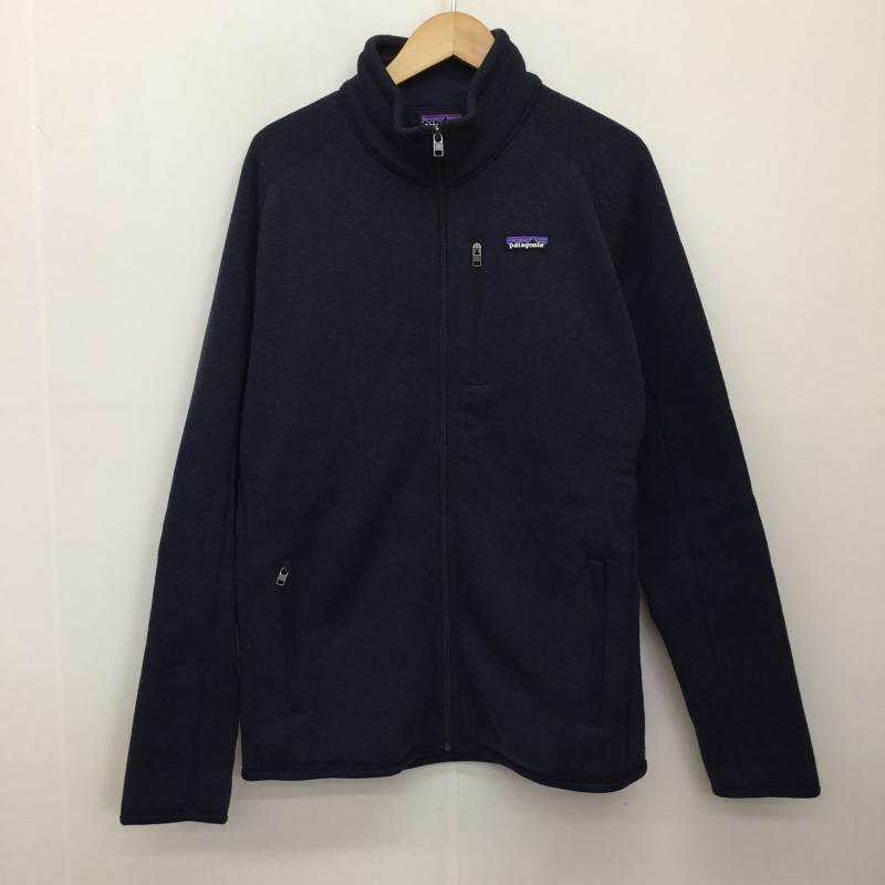 パタゴニア patagonia ジャケット、上着 ジャケット、ブレザー 25528 Better Sweater Jacket L ロゴ、文字 紺 / ネイビー /  メンズ USED 古着 中古 10138532