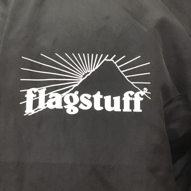 フラグスタフ FLAGSTUFF ジャケット、上着 ジャケット、ブレザー 星条旗 コーチジャケット M ロゴ、文字 黒 / ブラック /  メンズ USED 古着 中古 10115262