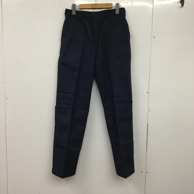 ディッキーズ Dickies パンツ ワークパンツ、ペインターパンツ ワークパンツ ワイドパンツ カジュアルパンツ 30インチ 無地 紺 / ネイビー /  メンズ USED 古着 中古 10140112