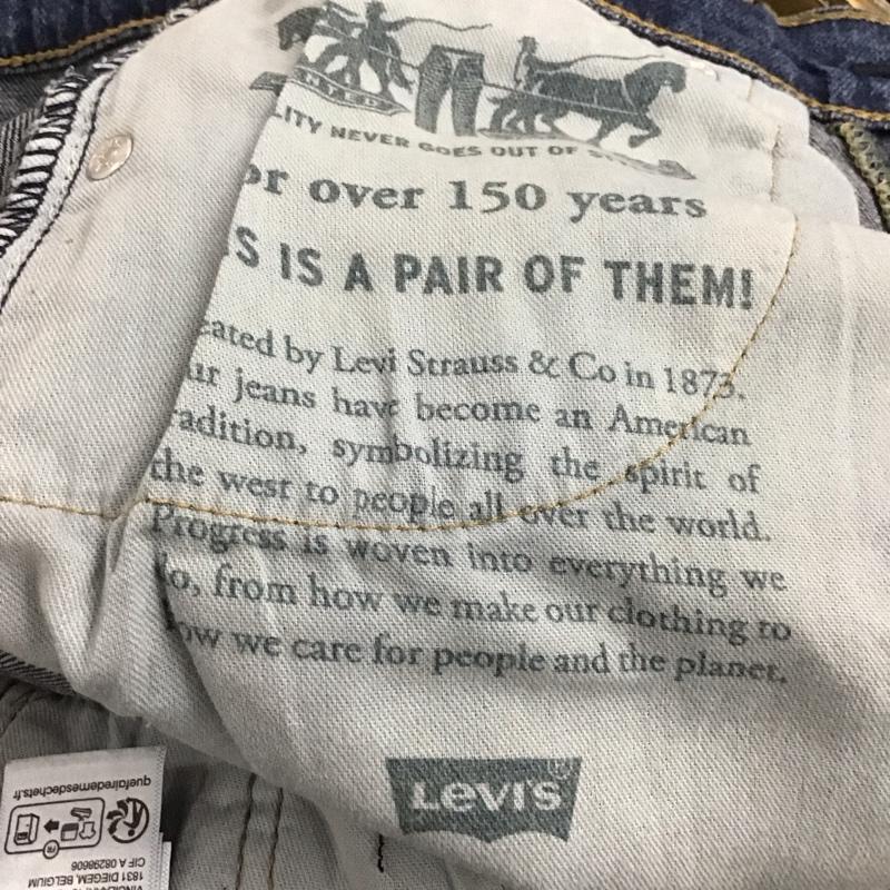 リーバイストラウスアンドコー Levi Strauss & co. パンツ デニム、ジーンズ デニムパンツ スリムパンツ カジュアルパンツ ストレッチパンツ 30インチ 無地 インディゴ / インディゴ /  メンズ USED 古着 中古 10143197