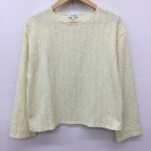 グローバルワーク GLOBAL WORK カットソー 長袖 M  黄 / イエロー /  レディース USED 古着 中古 10143949