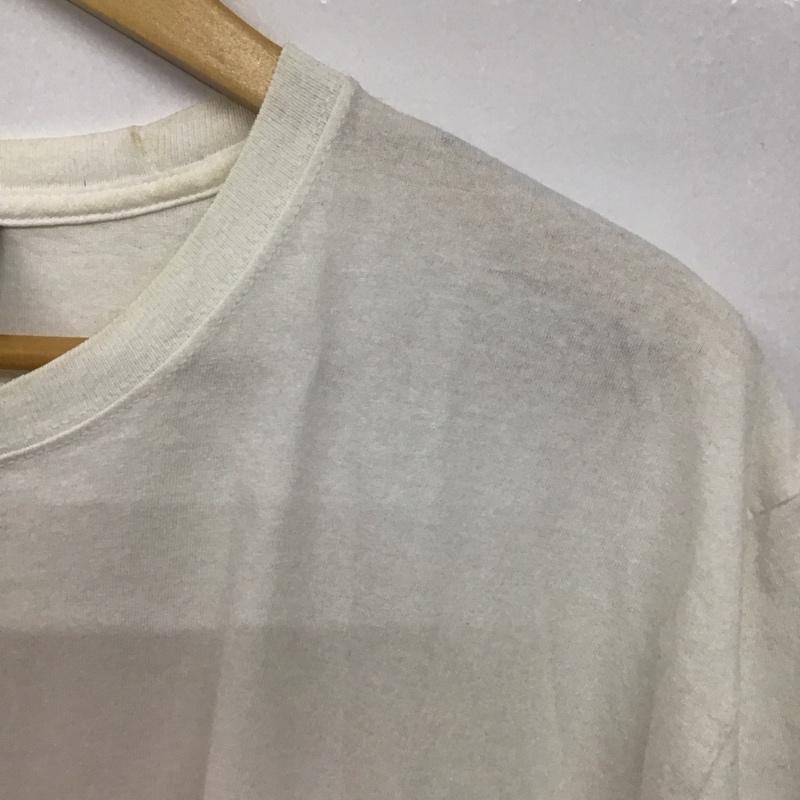 ステューシー STUSSY Tシャツ 半袖 半袖カットソー プリントTシャツ クルーネックカットソー L プリント 白 / ホワイト /  メンズ USED 古着 中古 10141218