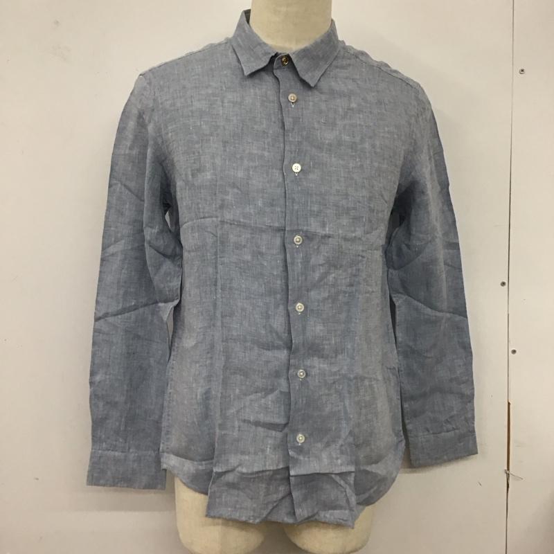 ポールスミス Paul Smith シャツ、ブラウス 長袖 長袖シャツ 無地シャツ カラーシャツ L 無地 水色 / ライトブルー /  メンズ USED 古着 中古 10125117