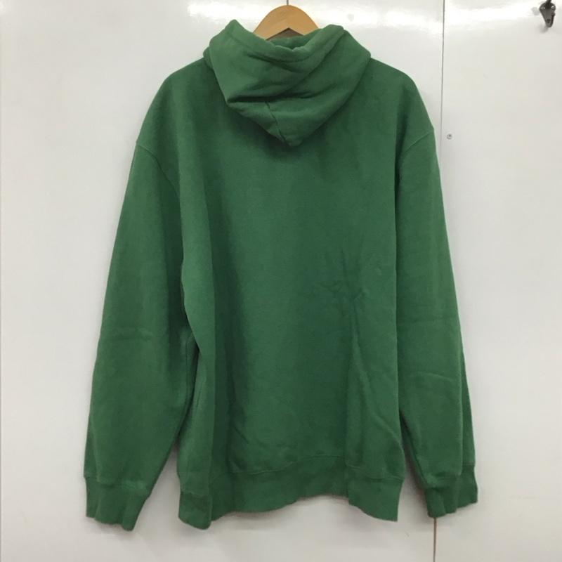 カーハート Carhartt パーカー 長袖 長袖パーカー プルオーバーパーカー スウェット XXL ロゴ、文字 緑 / グリーン /  メンズ USED 古着 中古 10141927