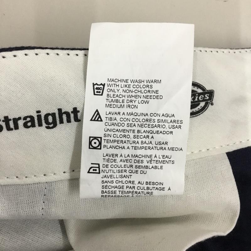 ディッキーズ Dickies パンツ ワークパンツ、ペインターパンツ ワークパンツ ワイドパンツ カジュアルパンツ 36 無地 紺 / ネイビー /  メンズ USED 古着 中古 10122236