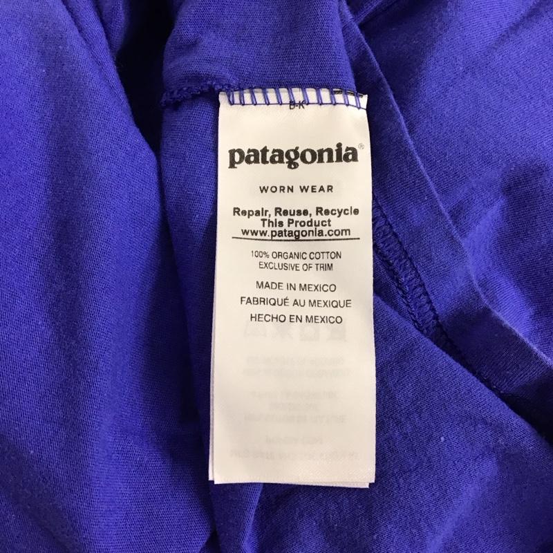パタゴニア patagonia Tシャツ 半袖 XXL プリント 紫 / パープル /  レディース USED 古着 中古 10133732