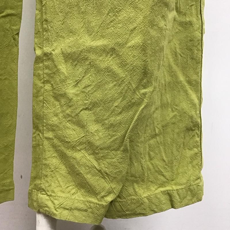 フリークスストア FREAK S STORE パンツ ワークパンツ、ペインターパンツ 221-3427 ワイドパンツ カジュアルパンツ ストレッチパンツ FREE 無地 緑 / グリーン /  レディース USED 古着 中古 10110267