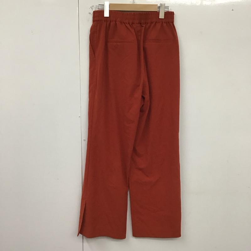 ニコアンド niko and... パンツ スラックス L 無地 茶 / ブラウン /  レディース USED 古着 中古 10129612