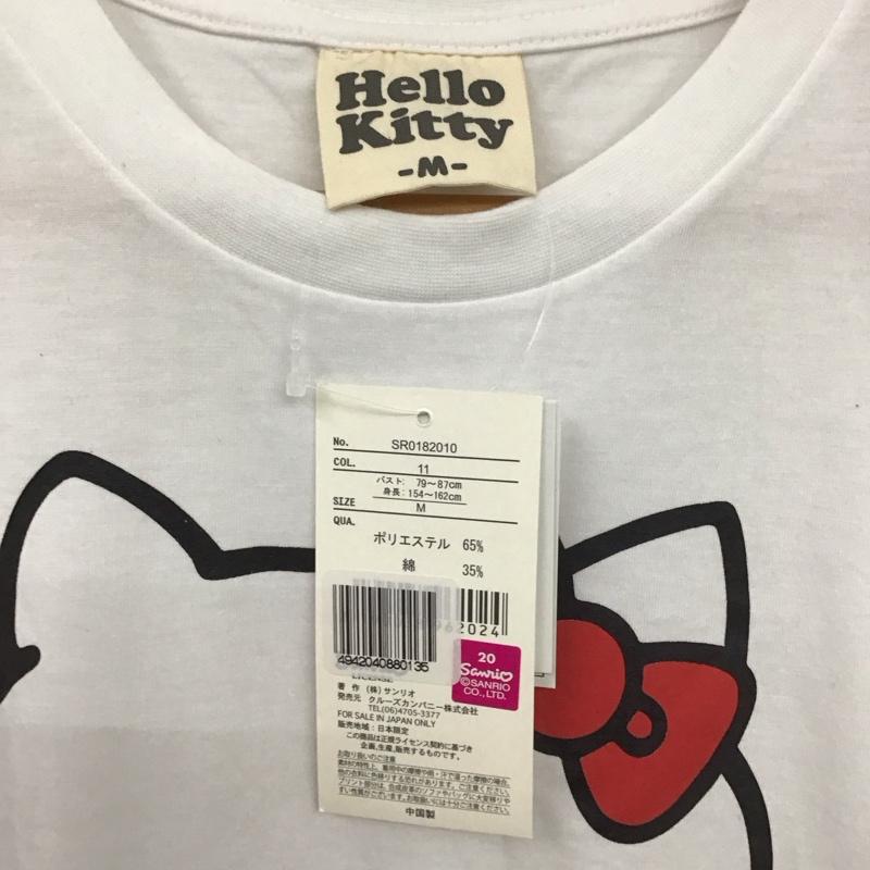 古着 USED Tシャツ 半袖 ハローキティ M プリント X キャラクター 白 / ホワイト /  レディース USED 古着 中古 10147667