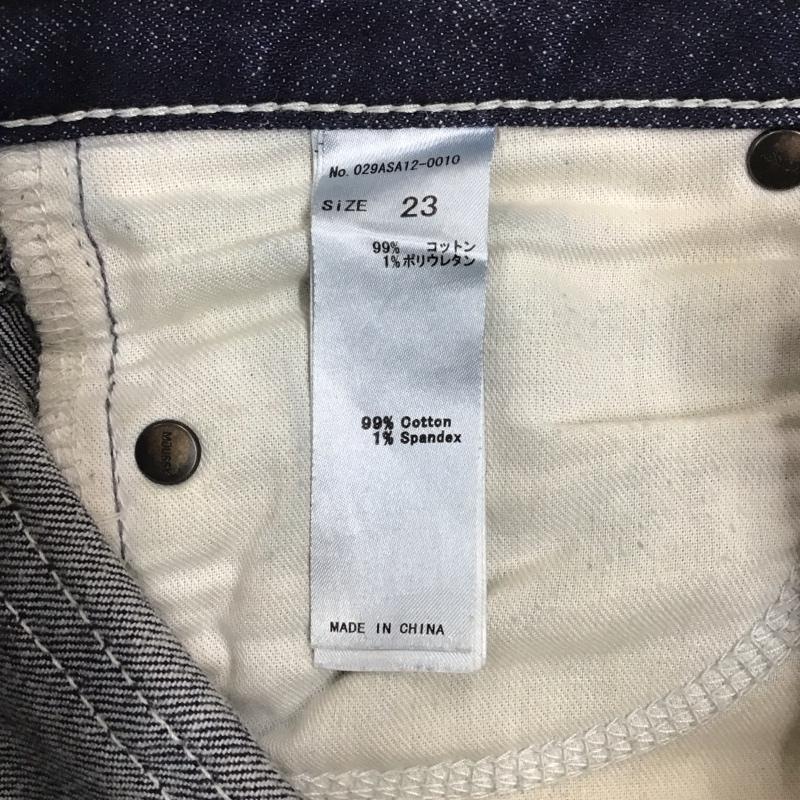 マウジー MOUSSY パンツ デニム、ジーンズ 029ASA12-0010 カットオフデニム スリムパンツ ストレッチパンツ 無地 インディゴ / インディゴ /  レディース USED 古着 中古 10116935