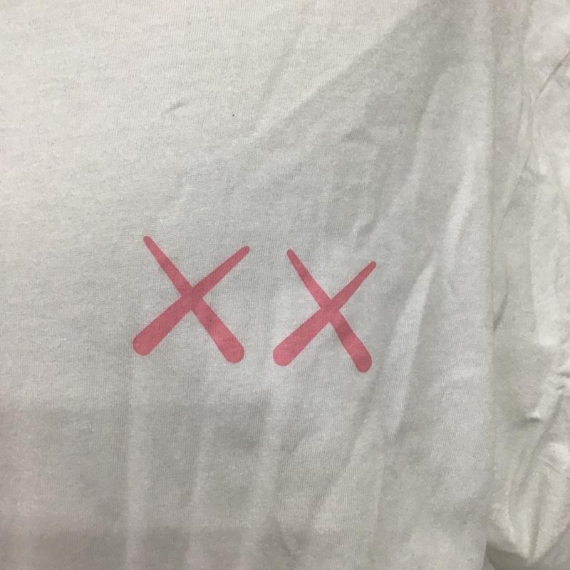 ユニクロ UNIQLO Tシャツ 半袖 341-467774 カウズ UT グラフィックTシャツ XXL プリント 白 / ホワイト /  メンズ USED 古着 中古 10105984