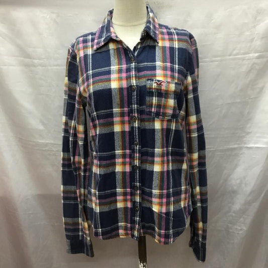 ホリスター Hollister シャツ、ブラウス 長袖 チェック コットン A340100414015 S ワンポイント マルチカラー / マルチカラー /  レディース USED 古着 中古 10118737