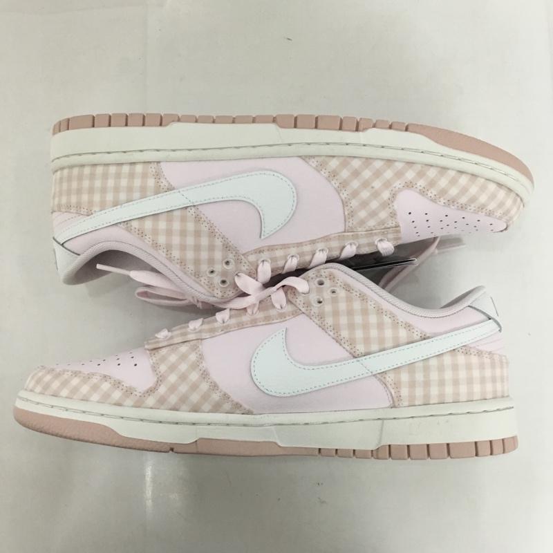 ナイキ NIKE スニーカー スニーカー FB9881-600 W DUNK LOW EWT 28.5cm 28.5cm チェック 桃 / ピンク /  メンズ USED 古着 中古 10124867