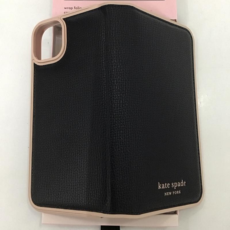 ケイトスペード Kate Spade ファッション小物 ファッション小物 KSIPH-256-BPLVM iPhone14Plus iPhoneケース 手帳型 無地 黒 / ブラック /  レディース USED 古着 中古 10122803