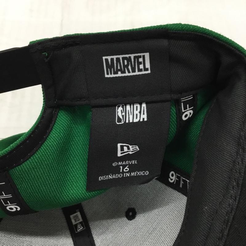 ニューエラ NEW ERA 帽子 キャップ MARVEL NBA CELTICS ハルク 9FIFTY キャラクター 緑 / グリーン / X 黒 / ブラック /  メンズ USED 古着 中古 10120567