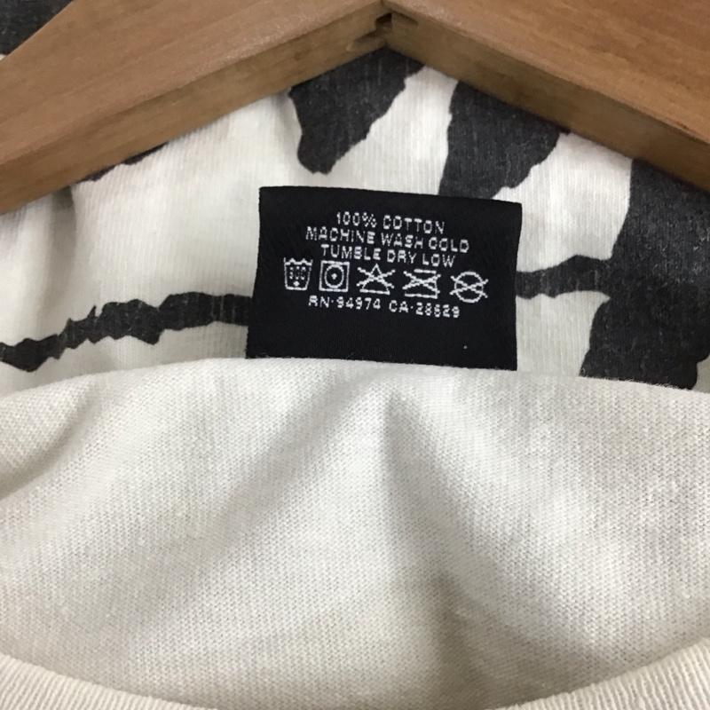ステューシー STUSSY Tシャツ 半袖 XL プリント 白 / ホワイト /  メンズ USED 古着 中古 10135725