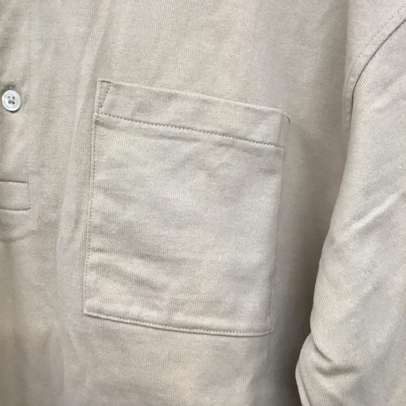 アーバンリサーチドアーズ URBAN RESEARCH DOORS ポロシャツ 長袖 長袖ポロシャツ 長袖カットソー カラーシャツ 40 無地 ベージュ / ベージュ /  メンズ USED 古着 中古 10143689