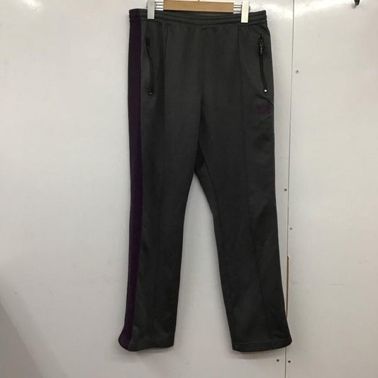 ニードルス Needles パンツ ワークパンツ、ペインターパンツ ワイドパンツ カジュアルパンツ ワークパンツ ジャージ M ロゴ、文字 灰 / グレー /  メンズ USED 古着 中古 10142920